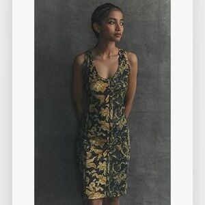 GARY GRAHAM422 NEW WITH TAGS nwt Jersey Tank Dress Art To Wear Stretchy Small